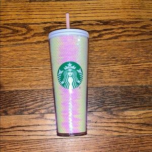 Starbucks Holiday Purple Sequins Cold Cup 24oz